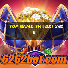 top game thẻ bài 2020