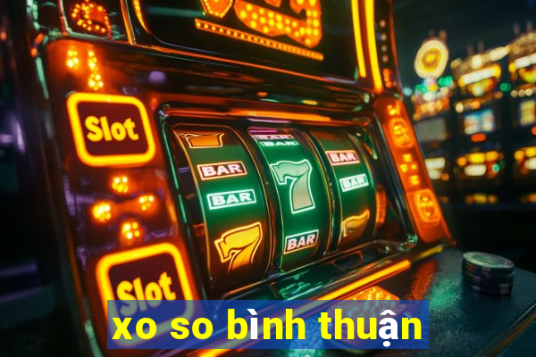 xo so binh thuan