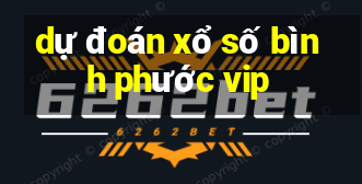 dự đoán xổ số bình phước vip