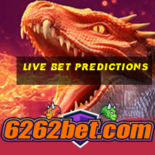 live bet predictions