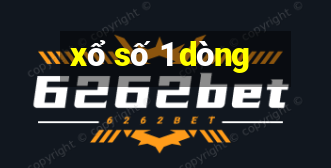 xổ số 1 dòng