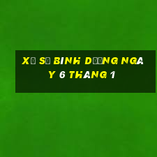 xổ số bình dương ngày 6 tháng 1