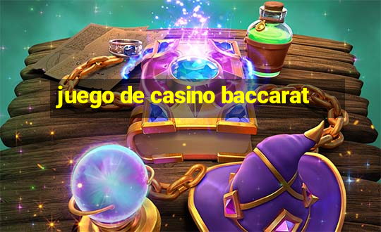 juego de casino baccarat