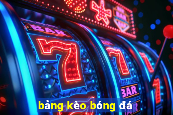 bảng kèo bóng đá