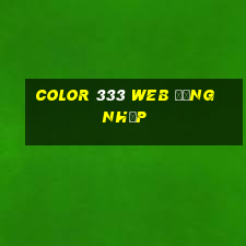 Color 333 Web Đăng nhập