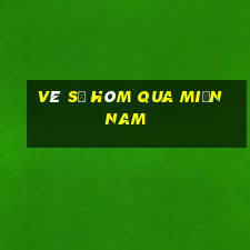 vé số hôm qua miền nam