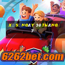 xổ số ngày 30 tháng 7