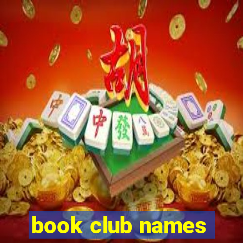 book club names