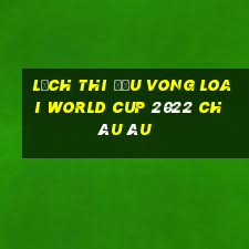 lịch thi đấu vong loai world cup 2022 châu âu