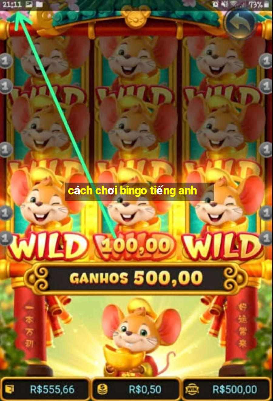 cách chơi bingo tiếng anh