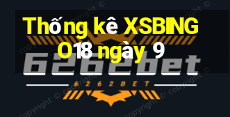 Thống kê XSBINGO18 ngày 9