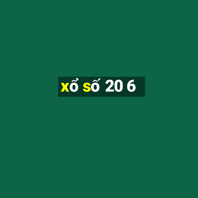 xổ số 20 6