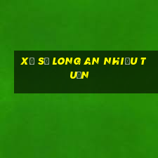 xổ số long an nhiều tuần