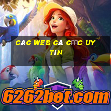 các web cá cược uy tín