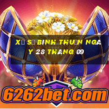 xổ số bình thuận ngày 28 tháng 09