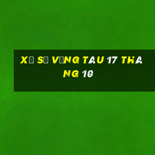 xổ số vũng tàu 17 tháng 10