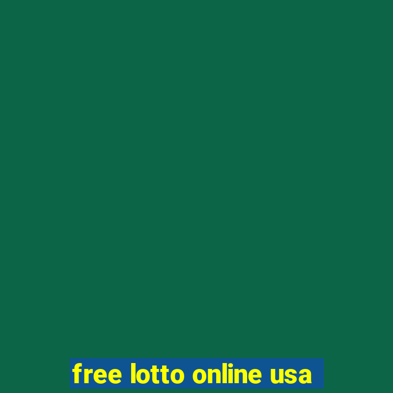 free lotto online usa