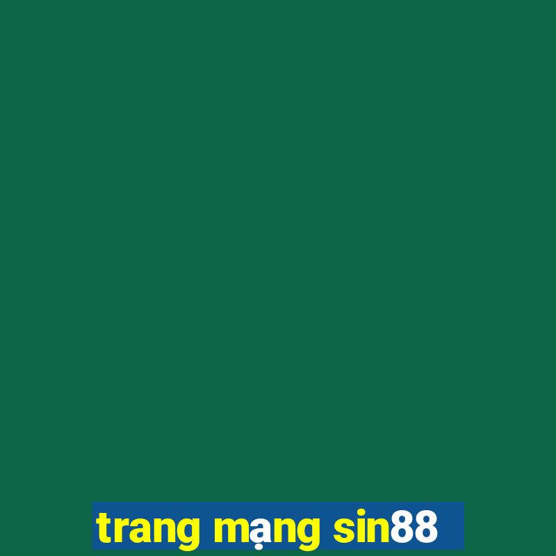 trang mạng sin88