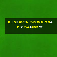 xổ số miền trung ngày 7 tháng 11