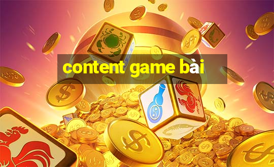 content game bài