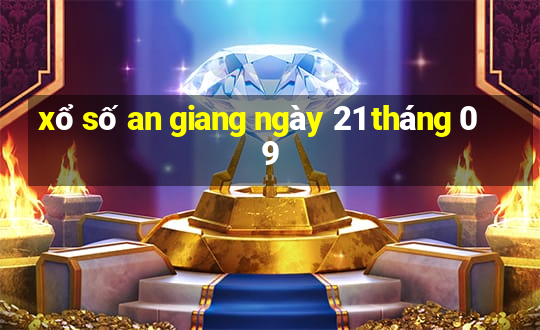 xổ số an giang ngày 21 tháng 09