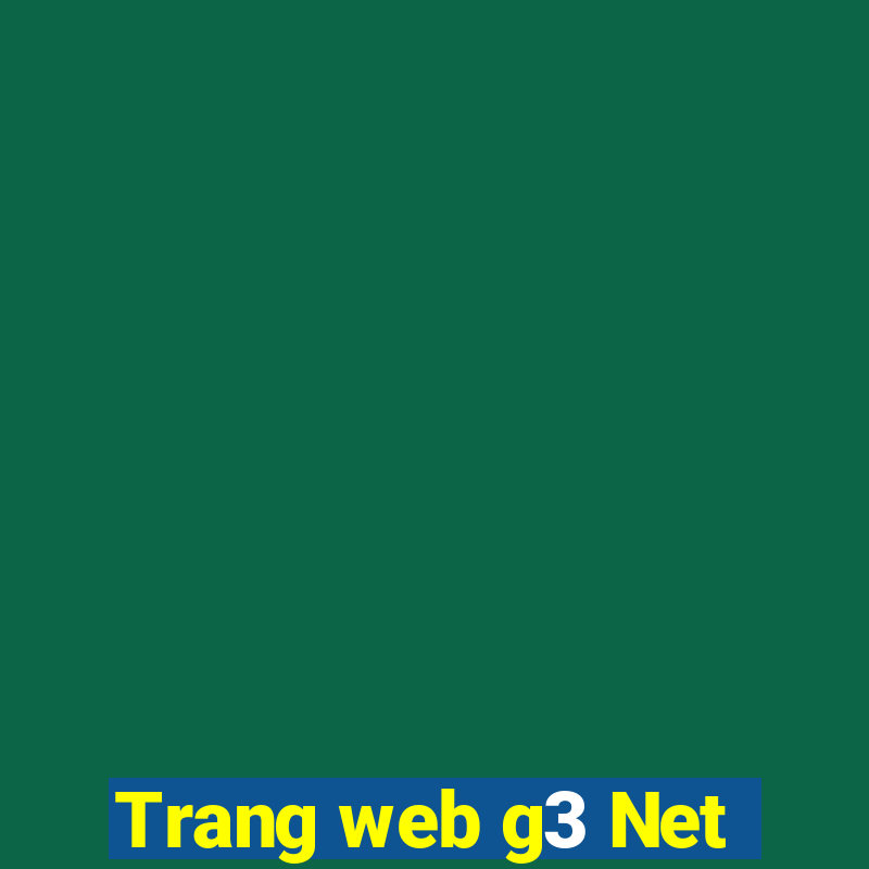 Trang web g3 Net