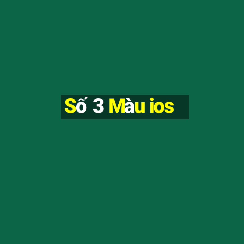 Số 3 Màu ios