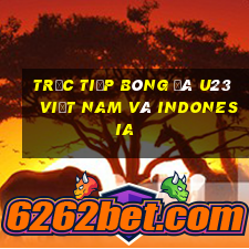 trực tiếp bóng đá u23 việt nam và indonesia