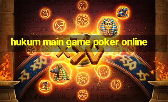 hukum main game poker online