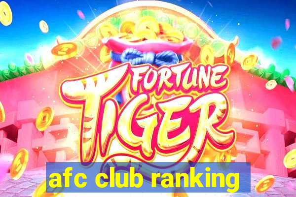 afc club ranking