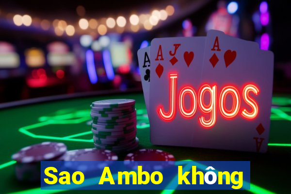 Sao Ambo không hạ cánh được?