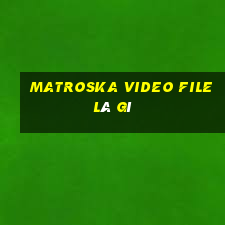 matroska video file là gì