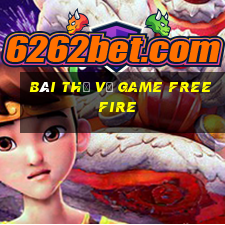 bài thơ về game free fire