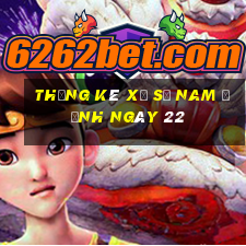 Thống kê Xổ Số nam định ngày 22