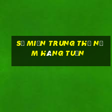 số miền trung thứ năm hàng tuần