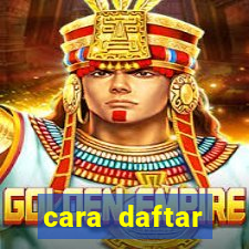 cara daftar baccarat online