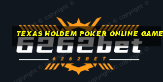 texas holdem poker online game