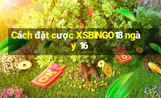 Cách đặt cược XSBINGO18 ngày 16