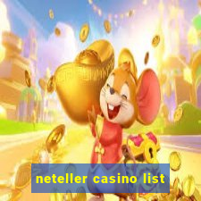 neteller casino list