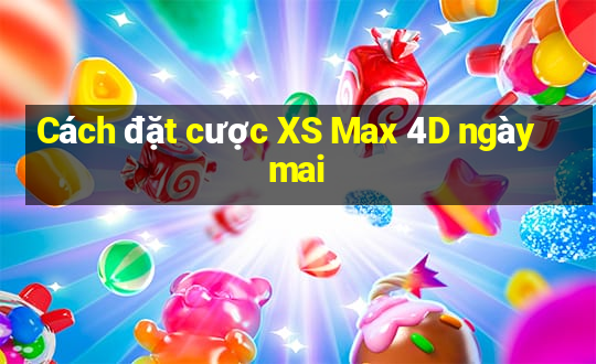 Cách đặt cược XS Max 4D ngày mai