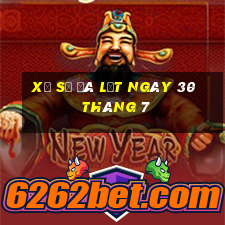 xổ số đà lạt ngày 30 tháng 7