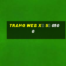 Trang web xổ số 0500