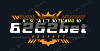 xổ số đà lạt 30 tháng 10