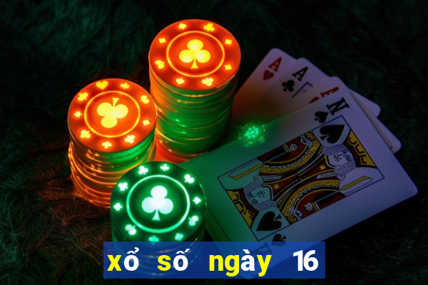 xổ số ngày 16 tháng 8