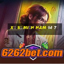 xổ số miền nam 14 7