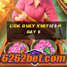 Lịch quay XSDT123 ngày 6