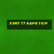 xsmt t7 hàng tuần