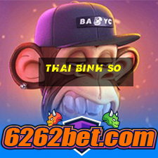 thai binh so