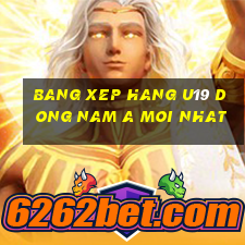 bang xep hang u19 dong nam a moi nhat