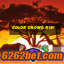 color crowd run